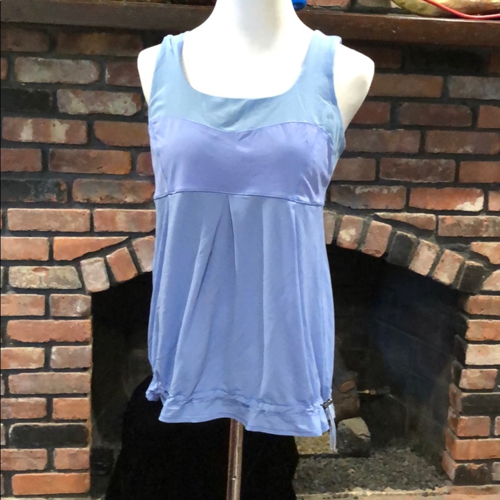 Lululemon Elevate Tank in Lullaby blue size 10